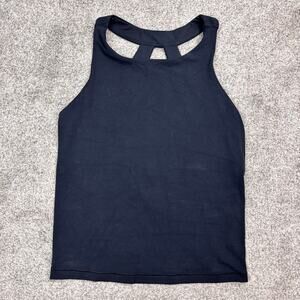 Athleta Black Tank Top with built in bra size Small